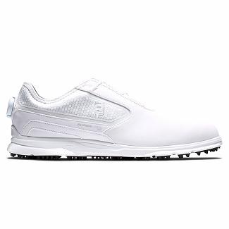 Men's Footjoy Superlites XP Spikeless Golf Shoes White NZ-49508
